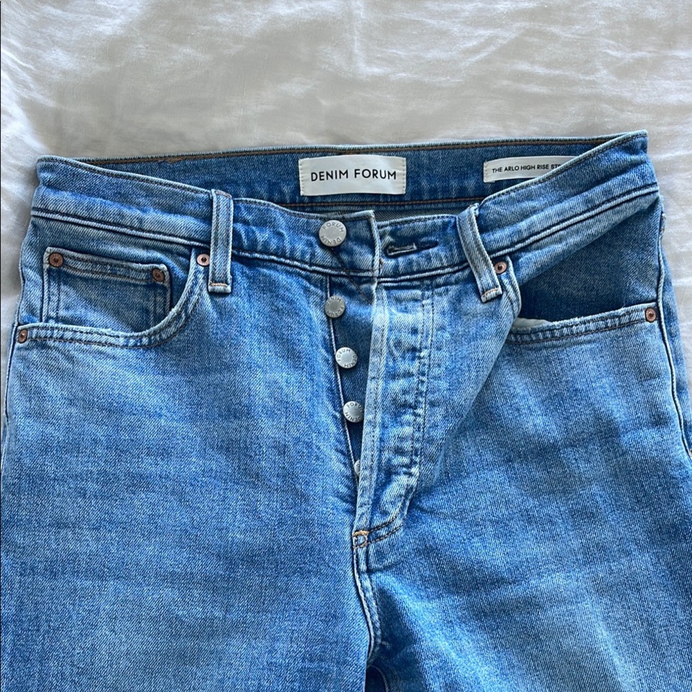 Denim Forum High Rise Blue Jeans